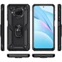Чехол для телефонов Mobile Case Shockproof Serge Magnetic Ring Black for Xiaomi Mi 10T Lite: Материал TPU (термополиуретан) и поликарбонат