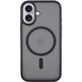 Чехол для iPhone Mobile Case TPU+PC Metal Buttons with MagSafe Black for iPhone 16