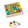 Дерев'яне шнурівка Viga Toys Веселі фігурки (58505)