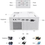 Проектор Ysametp M8-G (782917940395): Тип Для домашнего кинотеатра