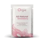 Лубрикант на водной основе Orgie All Natural Strawberry, 2 мл, со вкусом и ароматом клубники