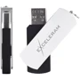 USB-флешка eXceleram 8GB P2 Series USB 2.0 White/Black (EXP2U2WH2B08) фото 3