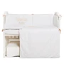 Постельный комплект Twins Little Baby 4042-TLB--02 white/beige 6 эл. белый/беж