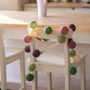 Гирлянда Cotton ball lights на 20 шаров 3,8м, Forest Fruit: Тип Хлопковые шарики