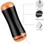 Мастурбатор с двумя входами и вибростимуляцией BOSS Vibrating Masturbation Cup USB 10 function + Interactive Function, BS6300030