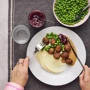 Тарелка ІКЕА IKEA 365+ белый 27 см (702.589.49): Форма круглая