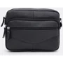 Мужская сумка через плечо Borsa Leather черная (K1089bl-black): Пол Мужской
