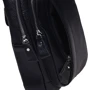 Мужская сумка-слинг Keizer черная (K16601-black): Материал Натуральная кожа