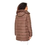 Куртка CMP Woman Jacket Long Fix Hood 31K2956-P865 42 (34) коричнева зимова з капюшоном і хутром: Сезон зима
