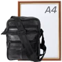 Мужская сумка через плечо Valiria Fashion черная (3DETAW8091-2): Тип ручки Плечевой ремень, Без ручки