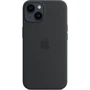 Чохол для iPhone Apple iPhone 14 Plus Silicone Case with MagSafe - Midnight (MPT33ZE/A): Матеріали Силикон