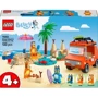 Конструктор LEGO Bluey Пляж и семейная поездка на автомобили Блуи (11202)