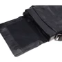 Мужская сумка планшет Borsa Leather черная (1t8870-black): Тип ручки Плечевой ремень, Без ручки