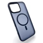 Чехол для iPhone BeCover Metal Buttons Case with MagSafe Blue for iPhone 16 Pro (712097): Цвет синий
