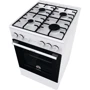 Газовая плита Gorenje GG5A12WH: Рабочая поверхность эмаль