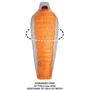 Спальний мішок Big Agnes Torchlight UL 30 (850 Downtek) Regular orange/gray - LEFT: Призначення Весна-Осень