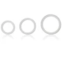 Ерекційні кільця Silicone Support Rings, білий