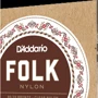 Струна для гитар Комплект струн D'addario EJ33 Folk Nylon 80/20 Bronze Ball End Clear Treble: Назначение Для классической гитары