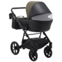 Универсальная коляска 2 в 1 Bair Kiwi кожа 100% BK-11/15 хаки - черный (625454): Пол ребенка Унисекс