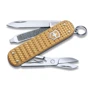 Мультитул Victorinox Classic SD Precious Alox Brass Gold 58мм/5функцій/рифлений золотий (0.6221.408G)