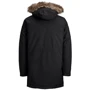 Парка Jack & Jones 77638127 46 черная зимняя с капюшоном: Вид Парки