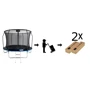 Батут THUNDER Inside Elite 8FT 255 см Black/Blue із внутрішньою сіткою (INSIDE-ELITE-8FT-BLUE): Виробник Thunder