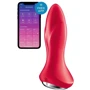 Анальная смарт вибропробка с жемчужным массажем Satisfyer Rotator Plug 1+ Red