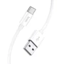Кабель Hoco USB Cable to USB-C 3A 1m White: Довжина 1 м