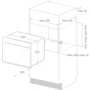 Духовой шкаф электрический Samsung NV7B6685AAN/WT: Размеры 57.9x56x55 см
