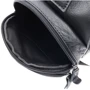Чоловіча сумка-слінг Borsa Leather чорна (1ta1003m-black): Тип ручки Без ручки, Плечовий ремінь