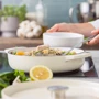 Сотейник чугунный с крышкой KitchenAid 26 см 2.77 л миндальный крем (CC009010-001)