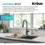 Смеситель для кухонной мойки Kraus KPF-2820MBSFSB
