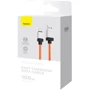 Кабель Baseus USB Cable to USB-C CoolPlay Series Fast Charging 100W 2m Orange (CAKW000707) фото 11