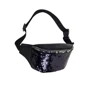 Женская поясная сумка Sambag Tirso MSHc черная с пайетками (80111001c)