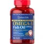 Puritan's Pride Double Strength Omega-3 Fish Oil 1200 mg/600 mg Omega-3 90 Softgels Омега-3 удвоенной силы