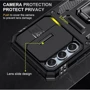 Чехол для телефонов Mobile Case Camshield Army Ring Black for Samsung S926 Galaxy S24 Plus / S936 Galaxy S25 Plus: Материал TPU (термополиуретан) и поликарбонат