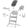 Стульчик для кормления 4 в 1 Cybex Lemо Suede Grey (521003215): Материал металл