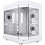 Корпус GameMax HYPE White: Материал передней панели закаленное стекло