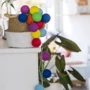 Гирлянда Cotton ball lights на 10 шаров 2,7м, Rainbow: Количество ламп 10