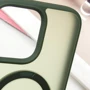 Чехол для iPhone Mobile Case Metal Buttons with MagSafe HQ Ring Green for iPhone 16 Pro Max фото 6