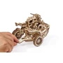 Механічний 3D пазл Ugears Мотоцикл Scramber з коляскою (6336921) фото 17