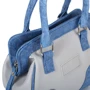 Женская сумка саквояж Laskara синяя (LK-10247-grey-denim): Тип Сумки