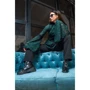 Блуза FLFashion Рената УБР 2982 44 зеленая с длинным рукавом