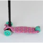 Самокат триколісний MAXI "Best Scooter" пластмасовий, трубка керма алюмінієва Pink / Turquoise / Black (83267): Тип коліс литі
