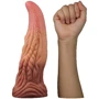 Фаллоимитатор Dual-Layered Silicone Tongue 10" Brown