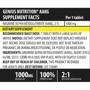 Амінокислота для спорту Genius Nutrition AAKG 180 tabs / 180 servings: Смак Без смаку