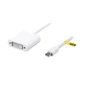 Адаптер Kit Adapter MiniDisplayPort to DVI White (KITS-FL-002): Цвет белый