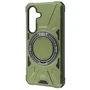 Чехол для телефонов WAVE Iron Grip with Magnetic Ring Dark Green for Samsung S921 Galaxy S24