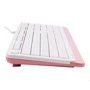 Клавиатура A4Tech FK10 (Pink): Интерфейс подключения USB
