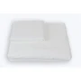 Простынь на резинке SoundSleep Shine white сатин белая 140х200 см (93462280)
